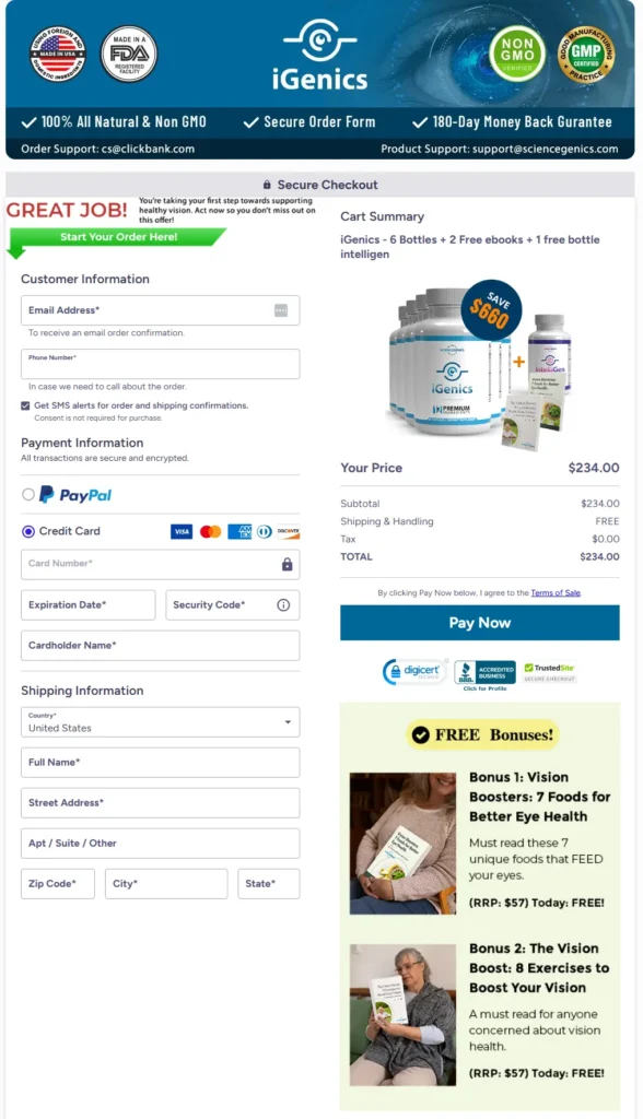 Igenics official website buy online