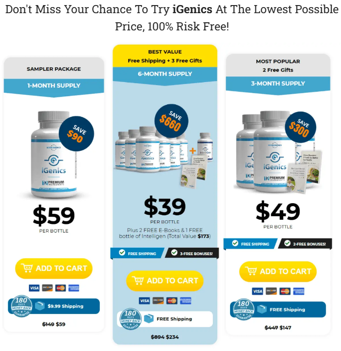 Igenics official website buy